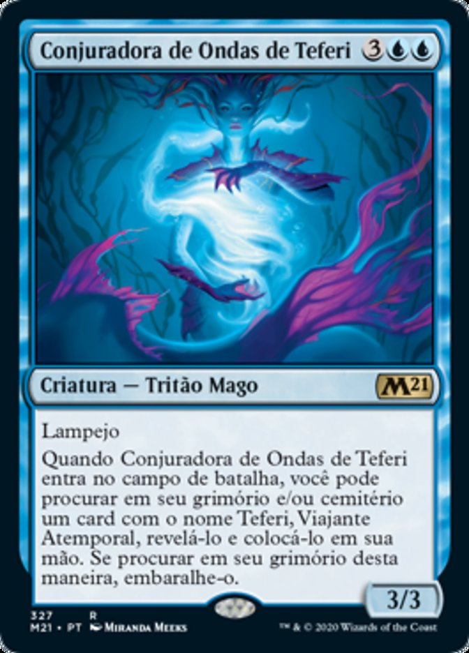 Conjuradora de Ondas de Teferi / Teferi's Wavecaster - Magic: The Gathering - MoxLand