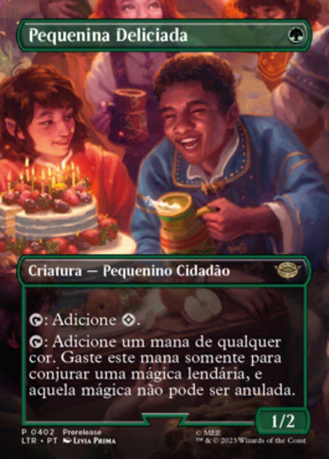 Pequenina Deliciada / Delighted Halfling - Magic: The Gathering - MoxLand