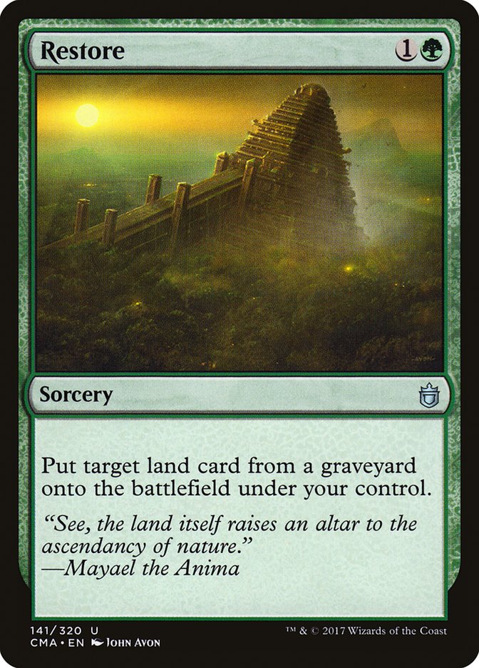 Restore / Restore - Magic: The Gathering - MoxLand