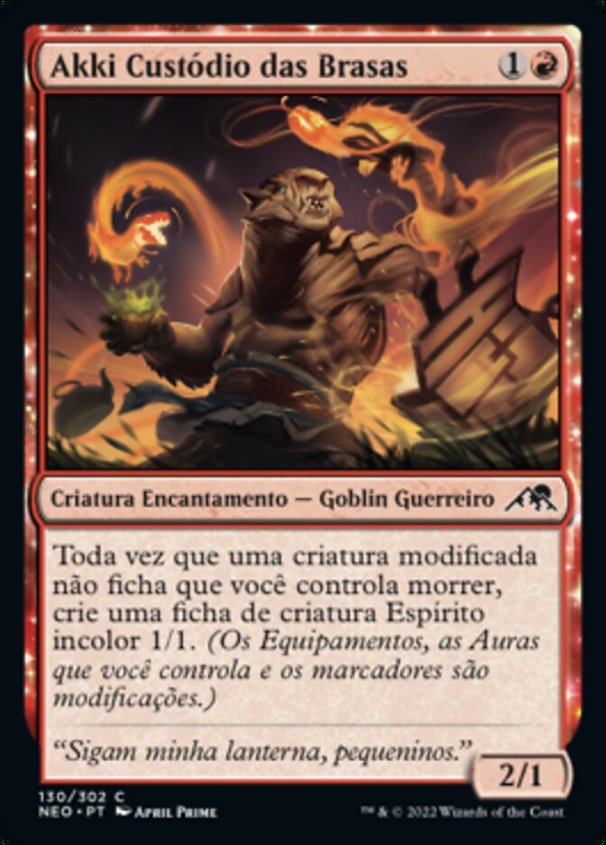 Akki Custódio das Brasas / Akki Ember-Keeper - Magic: The Gathering - MoxLand