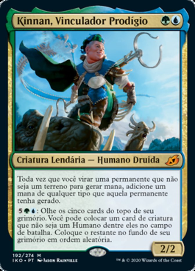 Kinnan, Vinculador Prodígio / Kinnan, Bonder Prodigy - Magic: The Gathering - MoxLand