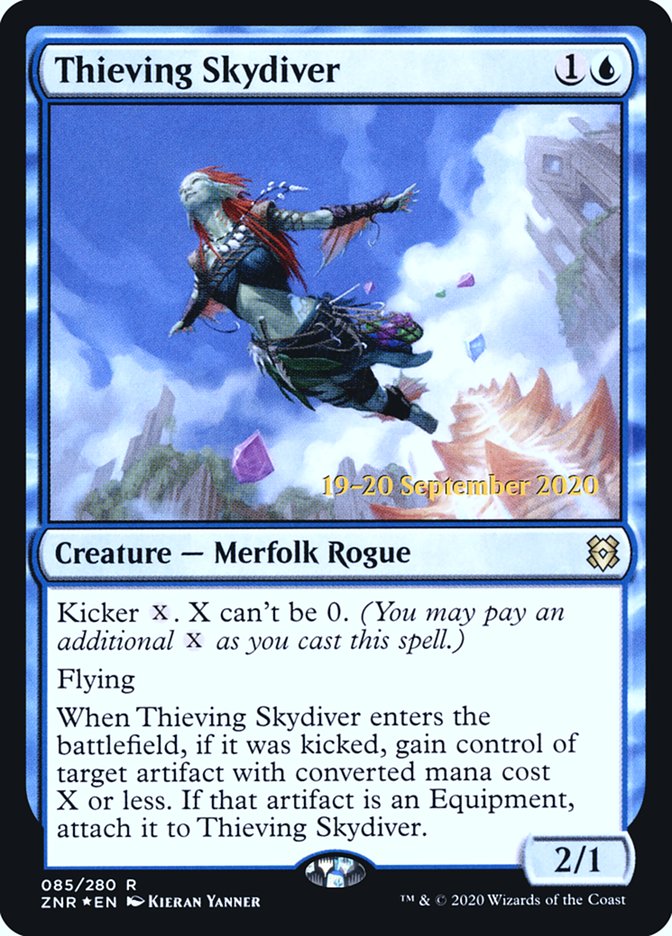 Mergulhadora Celeste Ladra / Thieving Skydiver - Magic: The Gathering - MoxLand