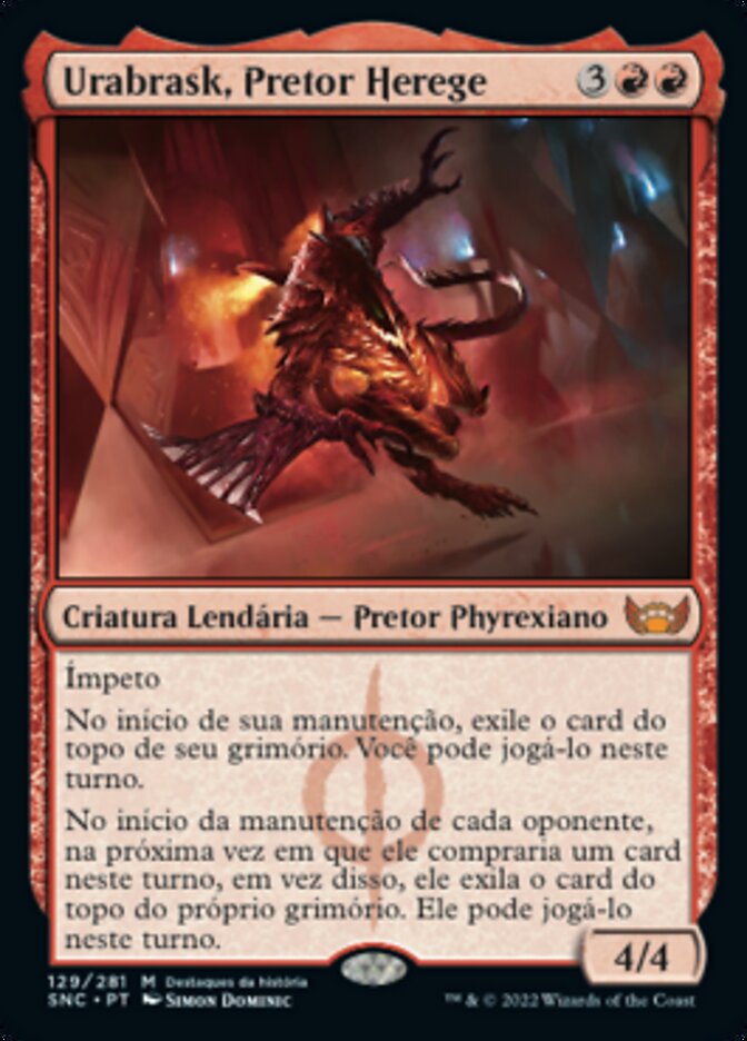 Urabrask, Pretor Herege / Urabrask, Heretic Praetor - Magic: The Gathering - MoxLand