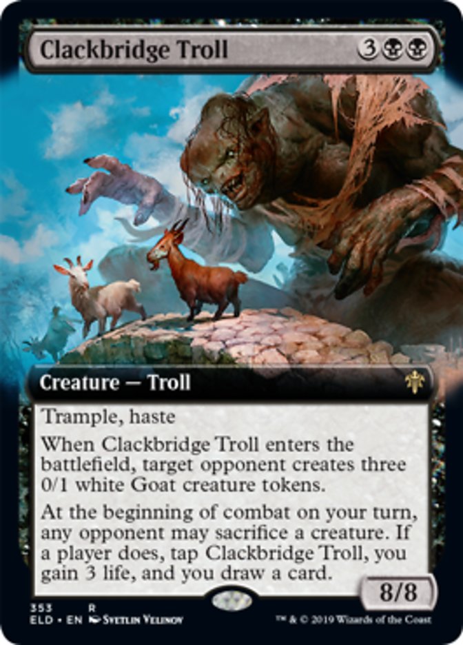 Trol da Ponte Ribombante / Clackbridge Troll - Magic: The Gathering - MoxLand