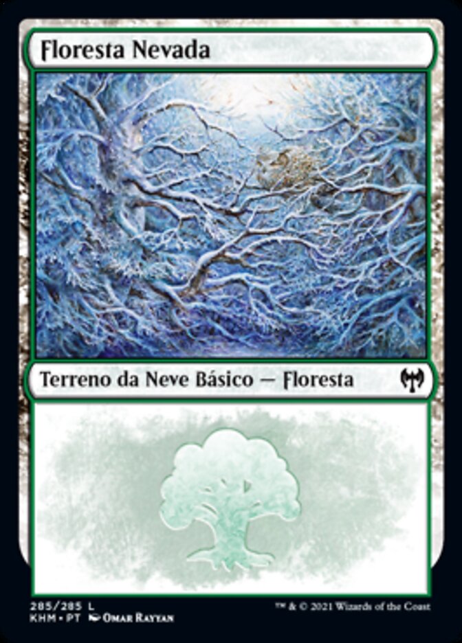 Floresta Nevada / Snow-Covered Forest - Magic: The Gathering - MoxLand