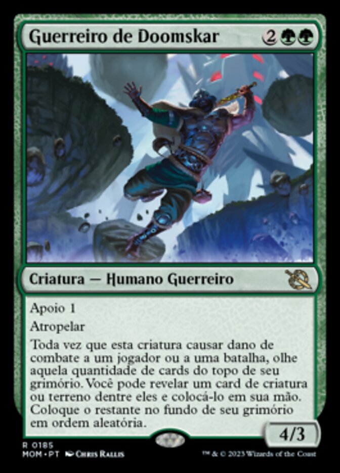Guerreiro de Doomskar / Doomskar Warrior - Magic: The Gathering - MoxLand