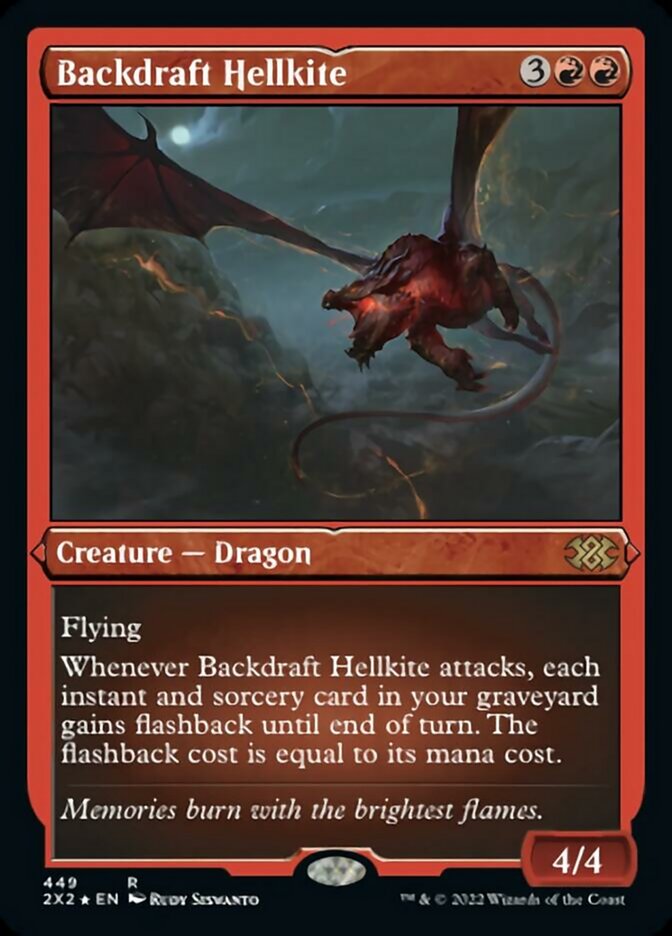 Dragão Avérneo do Retrofluxo / Backdraft Hellkite - Magic: The Gathering - MoxLand