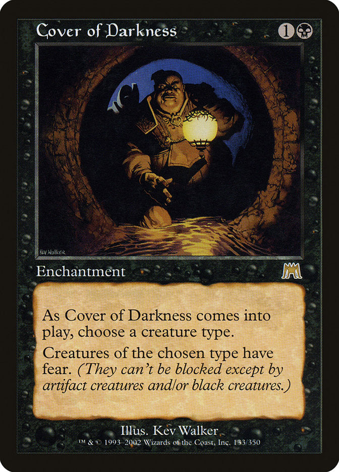 Cobertura de Escuridão / Cover of Darkness - Magic: The Gathering - MoxLand