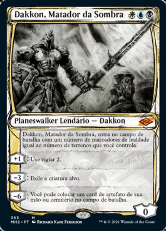 Dakkon, Matador da Sombra / Dakkon, Shadow Slayer - Magic: The Gathering - MoxLand