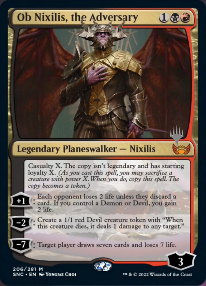 Ob Nixilis, o Adversário / Ob Nixilis, the Adversary - Magic: The Gathering - MoxLand