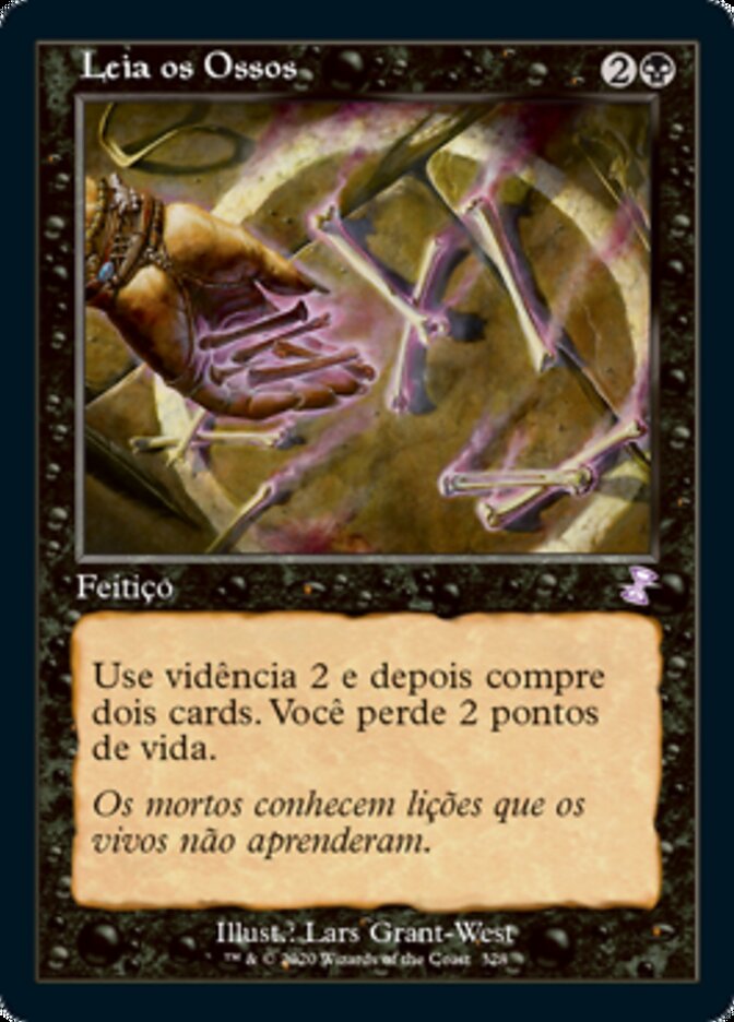 Leia os Ossos / Read the Bones - Magic: The Gathering - MoxLand