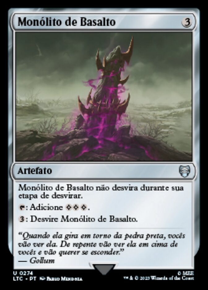 Monólito de Basalto / Basalt Monolith - Magic: The Gathering - MoxLand