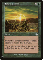 Ocaso Sereno / Serene Sunset - Magic: The Gathering - MoxLand