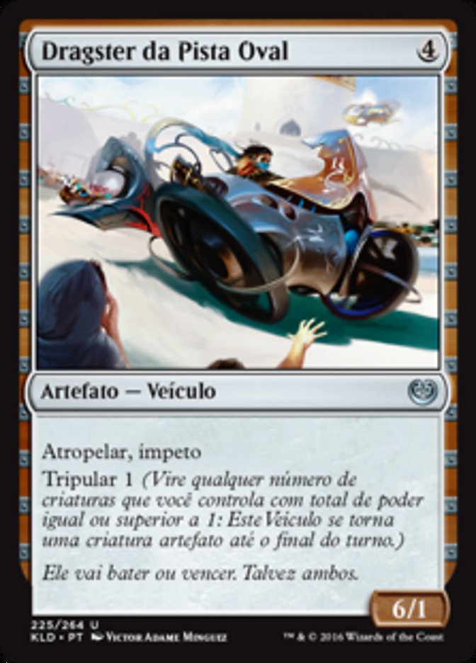 Dragster da Pista Oval / Ovalchase Dragster - Magic: The Gathering - MoxLand