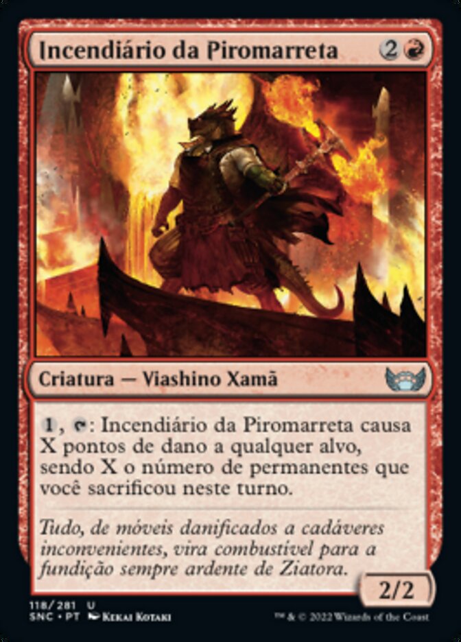 Incendiário da Piromarreta / Pyre-Sledge Arsonist - Magic: The Gathering - MoxLand