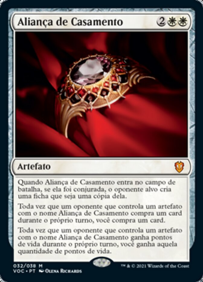 Aliança de Casamento / Wedding Ring - Magic: The Gathering - MoxLand