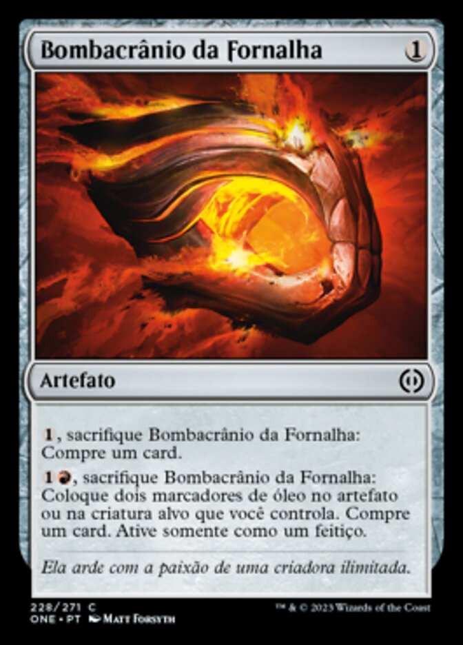 Bombacrânio da Fornalha / Furnace Skullbomb - Magic: The Gathering - MoxLand