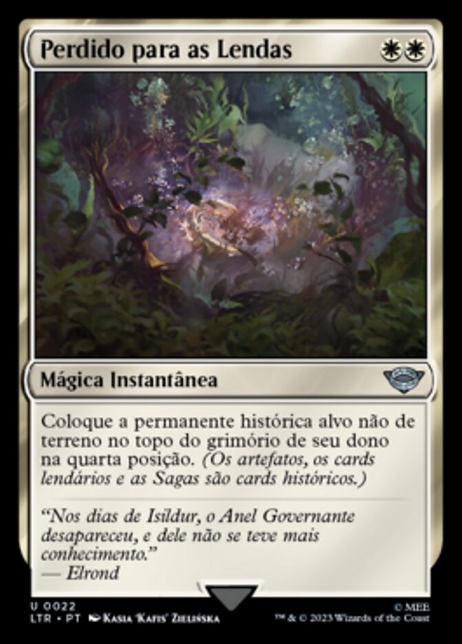 Perdido para as Lendas / Lost to Legend - Magic: The Gathering - MoxLand