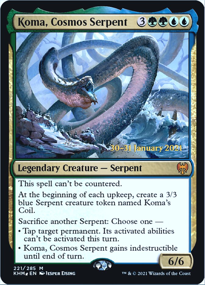 Koma, Serpente Cósmica / Koma, Cosmos Serpent - Magic: The Gathering - MoxLand