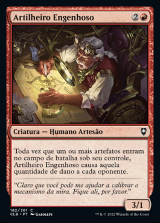 Artilheiro Engenhoso / Ingenious Artillerist - Magic: The Gathering - MoxLand