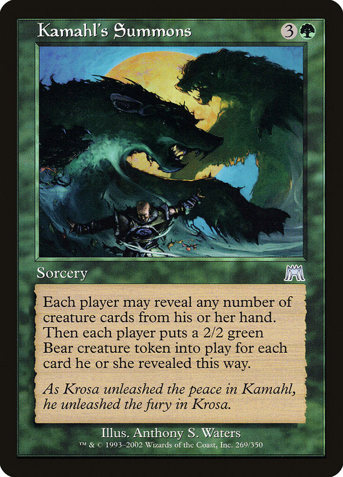 Invocações de Kamahl / Kamahl's Summons - Magic: The Gathering - MoxLand
