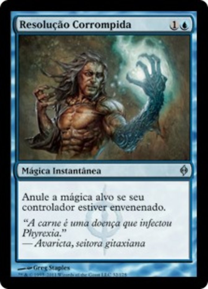 Resolução Corrompida / Corrupted Resolve - Magic: The Gathering - MoxLand