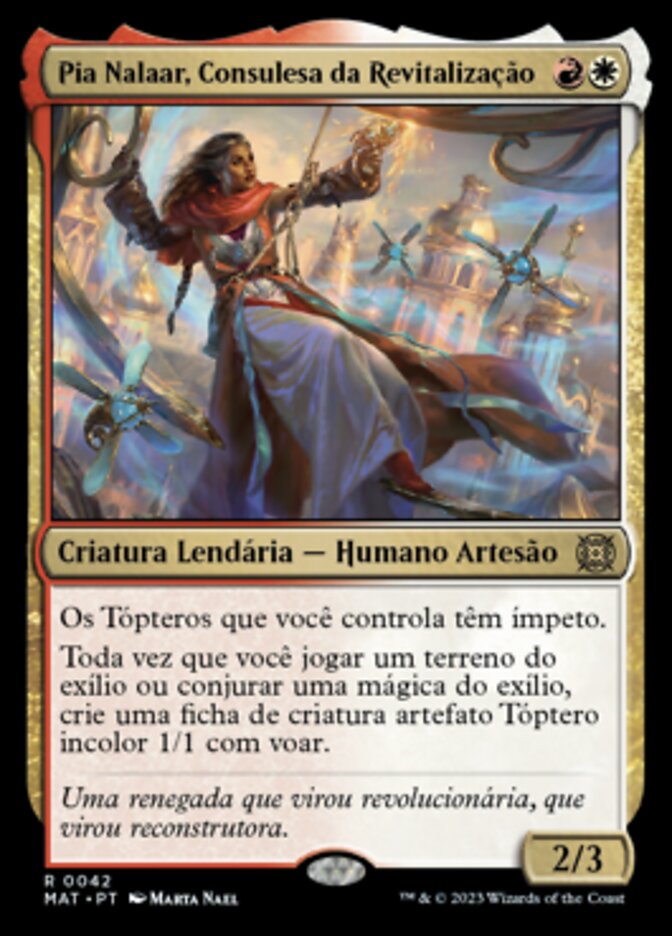 Pia Nalaar, Consulesa da Revitalização / Pia Nalaar, Consul of Revival - Magic: The Gathering - MoxLand