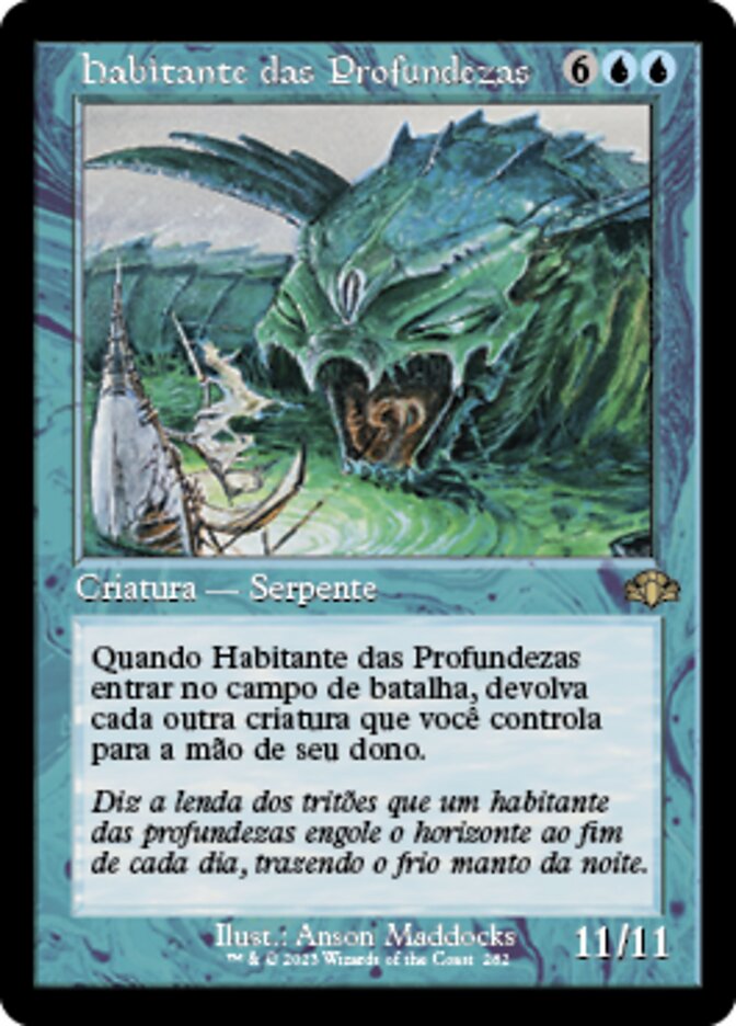 Habitante das Profundezas / Denizen of the Deep - Magic: The Gathering - MoxLand
