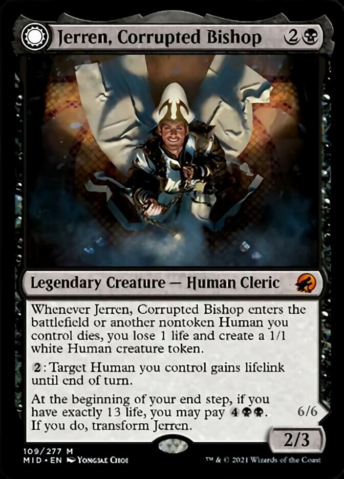 Jerren, Bispo Corrompido / Jerren, Corrupted Bishop - Magic: The Gathering - MoxLand