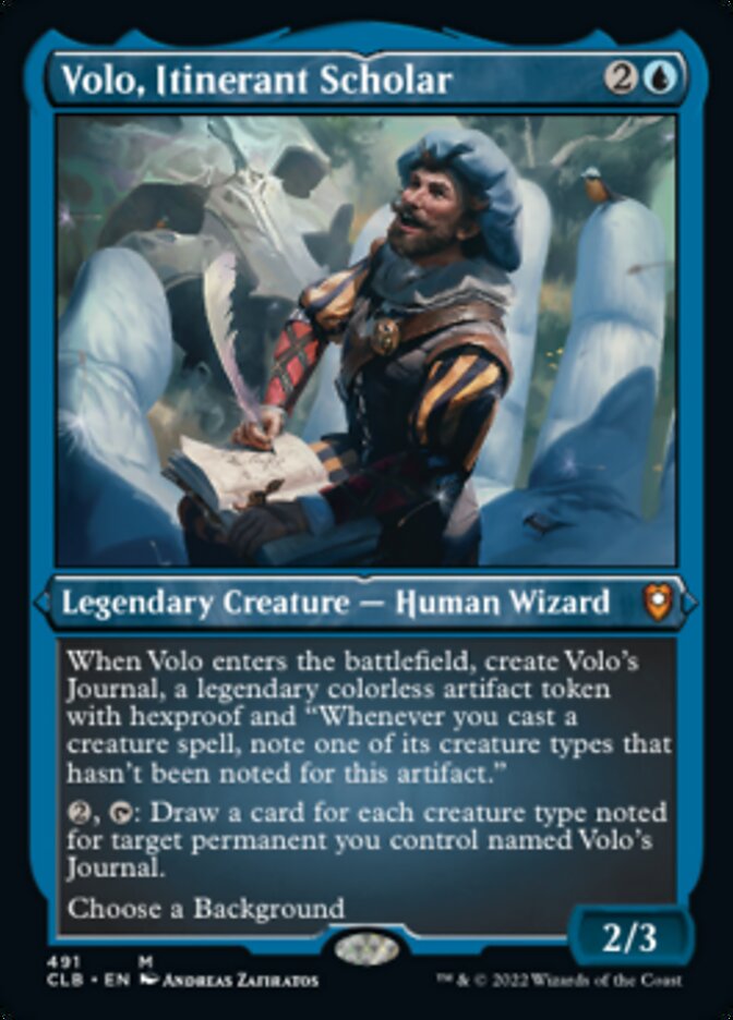 Volo, Erudito Itinerante / Volo, Itinerant Scholar - Magic: The Gathering - MoxLand