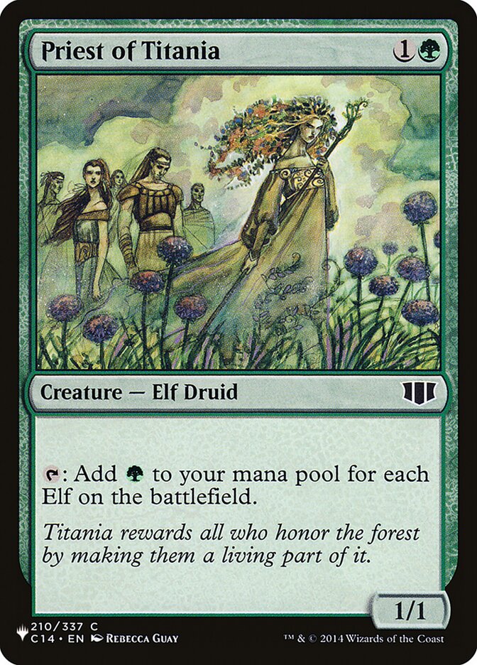 Sacerdote de Titânia / Priest of Titania - Magic: The Gathering - MoxLand