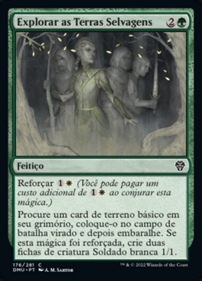 Explorar as Terras Selvagens / Scout the Wilderness - Magic: The Gathering - MoxLand