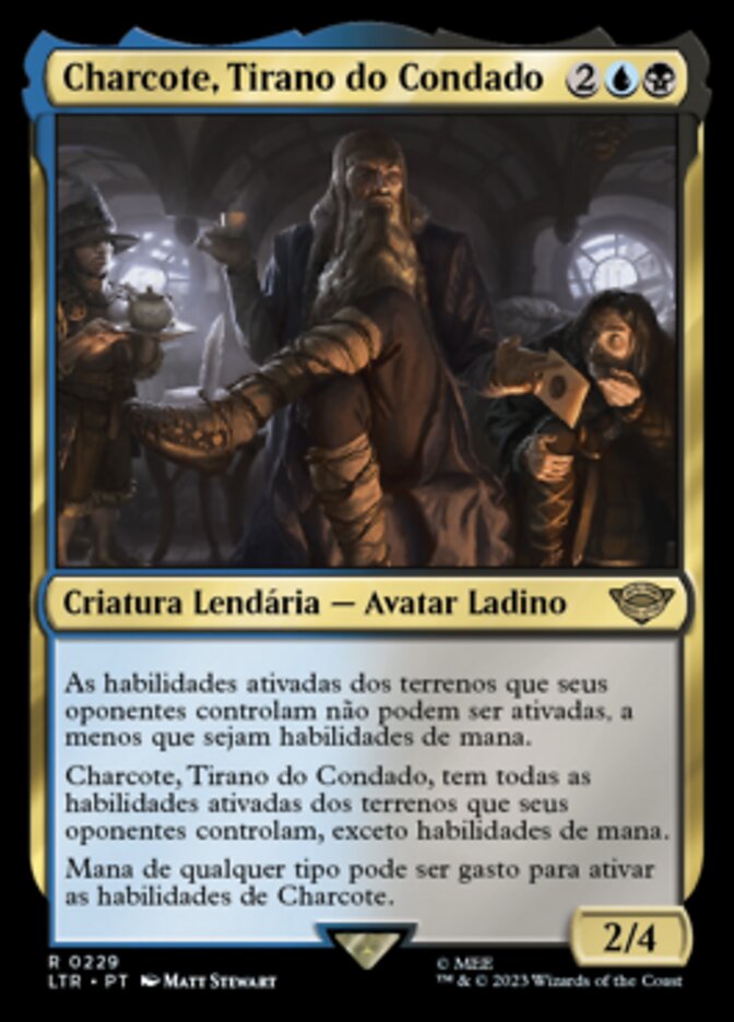 Charcote, Tirano do Condado / Sharkey, Tyrant of the Shire - Magic: The Gathering - MoxLand