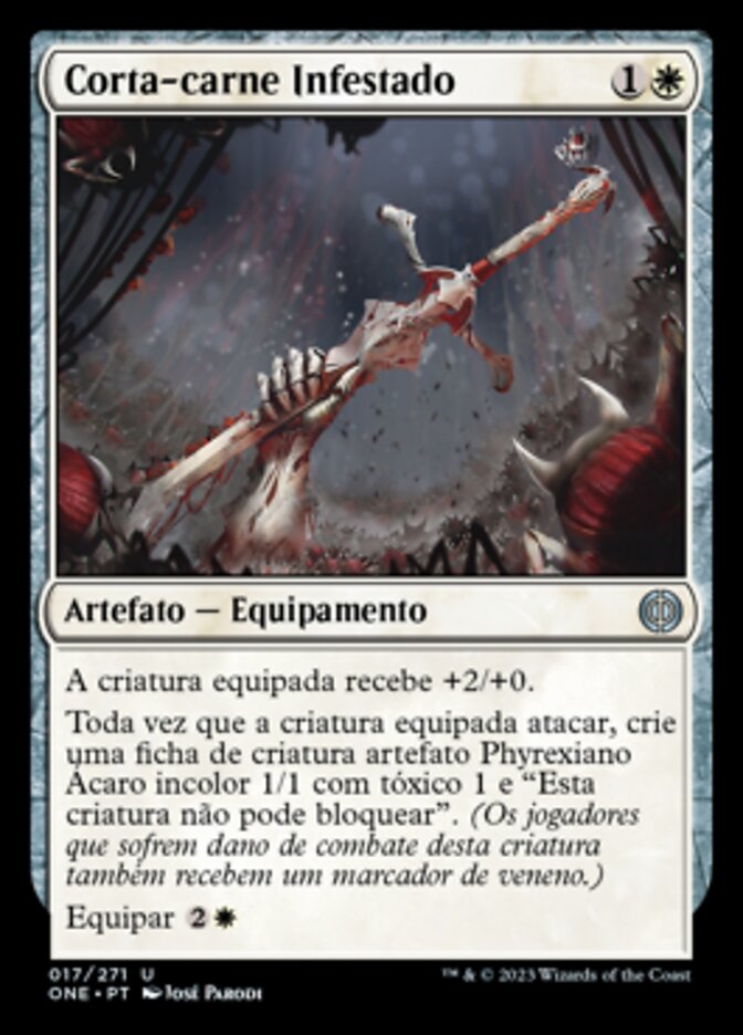 Corta-carne Infestado / Infested Fleshcutter - Magic: The Gathering - MoxLand