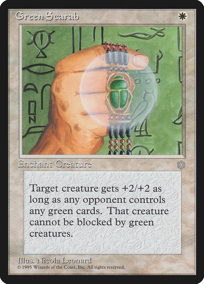 Escaravelho Verde / Green Scarab - Magic: The Gathering - MoxLand