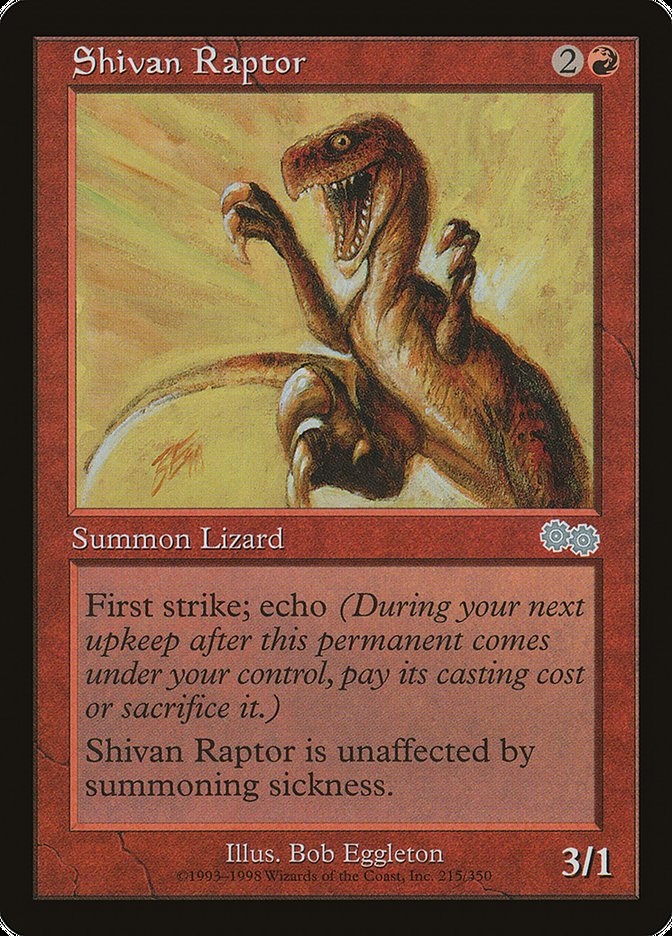 Raptor de Shiv / Shivan Raptor - Magic: The Gathering - MoxLand