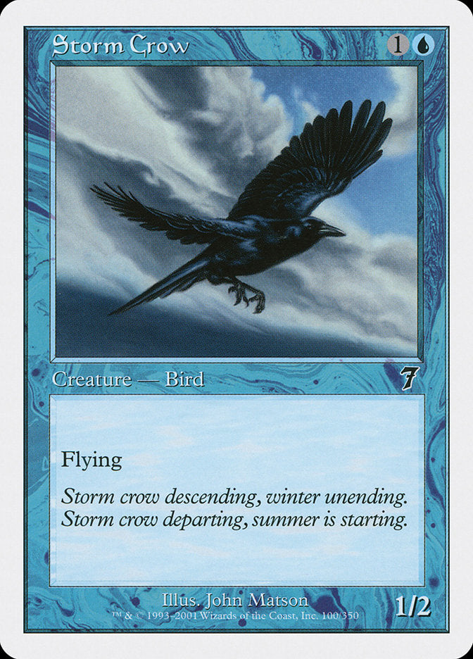 Corvo da Tempestade / Storm Crow - Magic: The Gathering - MoxLand