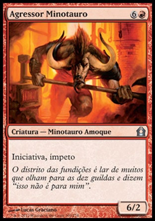 Agressor Minotauro / Minotaur Aggressor - Magic: The Gathering - MoxLand