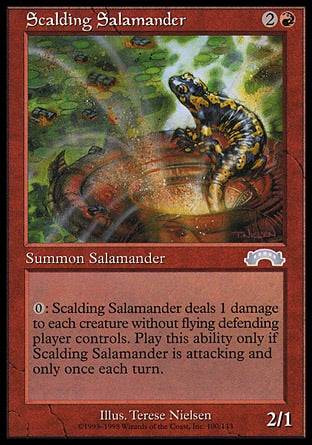 Salamandra Escaldante / Scalding Salamander - Magic: The Gathering - MoxLand