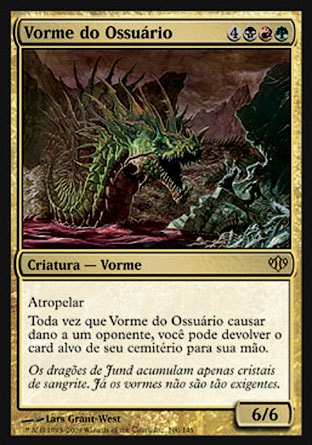 Vorme do Ossuário / Charnelhoard Wurm - Magic: The Gathering - MoxLand