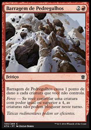 Barragem de Pedregulhos / Barrage of Boulders - Magic: The Gathering - MoxLand