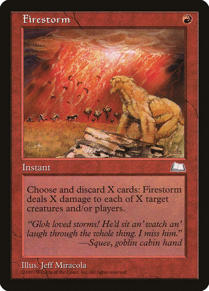 Tempestade de Fogo / Firestorm - Magic: The Gathering - MoxLand