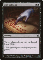 Assinar com Sangue / Sign in Blood - Magic: The Gathering - MoxLand