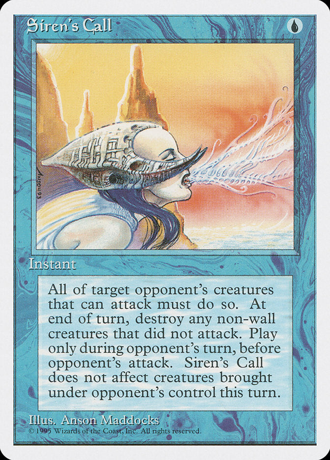 Canto da Sereia / Siren's Call - Magic: The Gathering - MoxLand