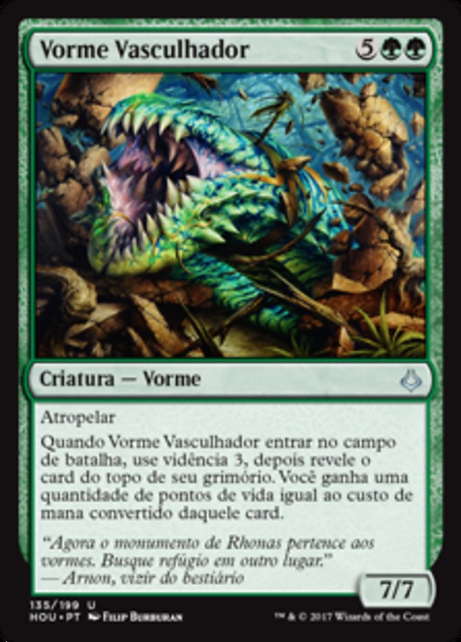 Vorme Vasculhador / Sifter Wurm - Magic: The Gathering - MoxLand