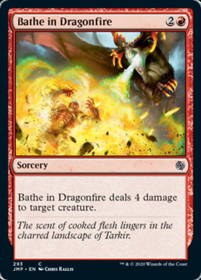 Imergir em Fogo Dragônico / Bathe in Dragonfire - Magic: The Gathering - MoxLand