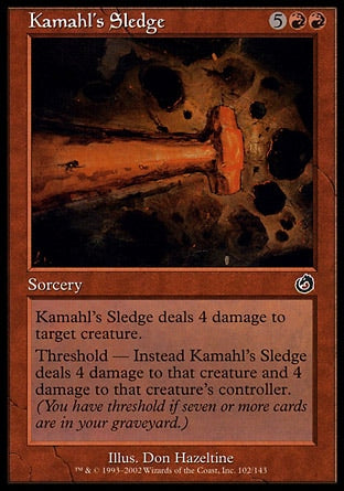 Malho de Kamahl / Kamahl's Sledge - Magic: The Gathering - MoxLand