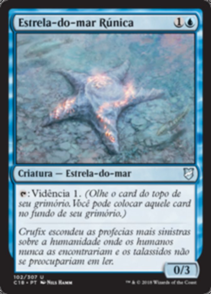 Estrela-do-mar Rúnica / Sigiled Starfish - Magic: The Gathering - MoxLand