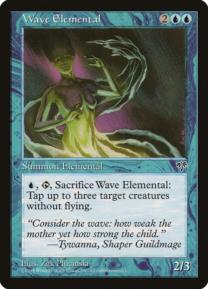 Elemental das Ondas / Wave Elemental - Magic: The Gathering - MoxLand