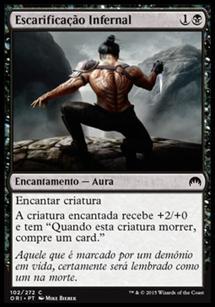 Escarificação Infernal / Infernal Scarring - Magic: The Gathering - MoxLand